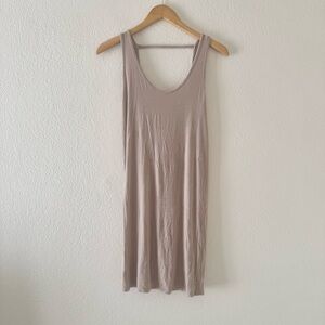 Nytt sleeveless crew neck knit cowl back tunic